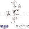 Grohe Essence E Infra-Red Electronic Basin Mixer Spares
